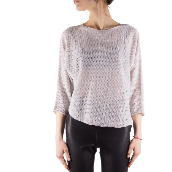 Zadig & Voltaire Tops - Zadig and Voltaire Sheer Knit Pullover Sweater